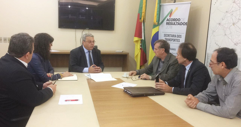 Acesso da RS 165 para a BR 285 pautou reunião na Secretaria Estadual dos Transportes